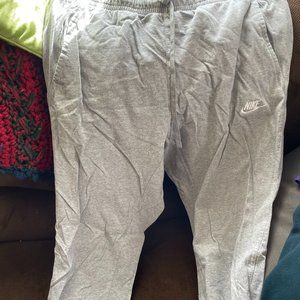 Nike mens large joggers sweatpants casual wear, Grey